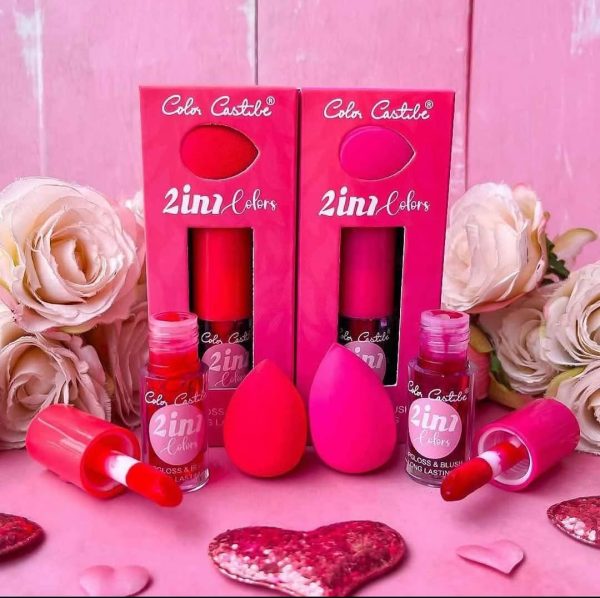 Moccallure Professio2 In 1 Makeup Deal – Color Castile Lip Gloss & Blush