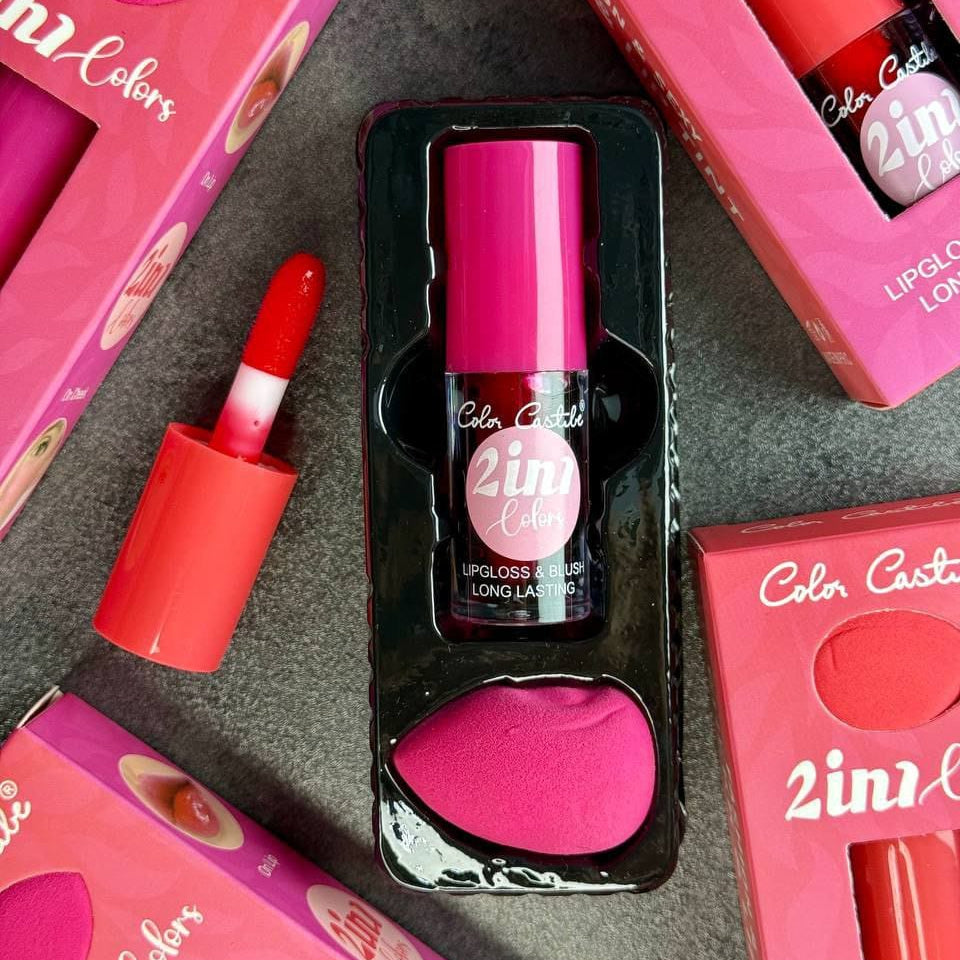 Moccallure Professio2 In 1 Makeup Deal – Color Castile Lip Gloss & Blush